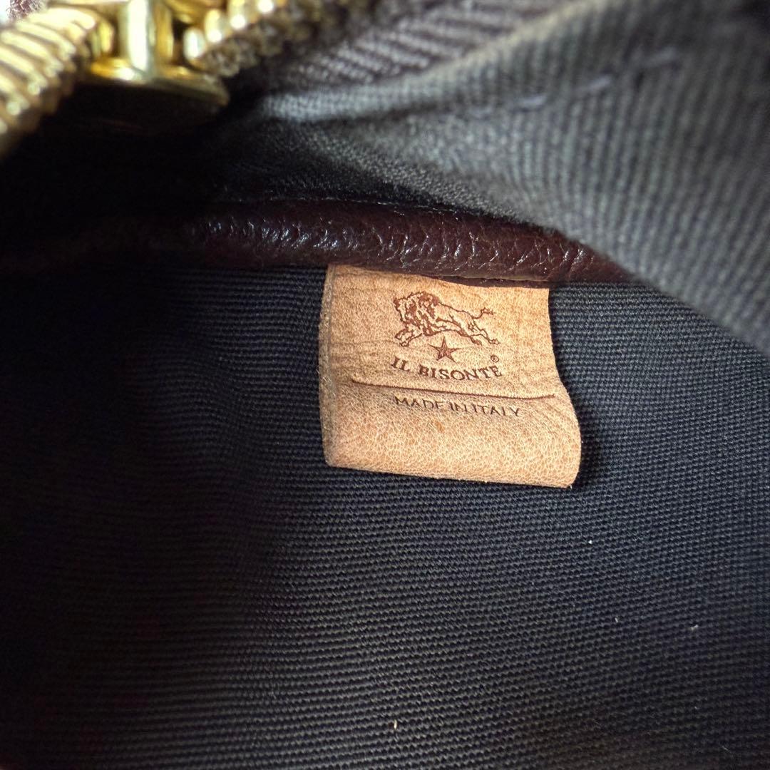 国内正規品 IL BISONTE レザー バムバッグ ショルダー ボディーバッグ