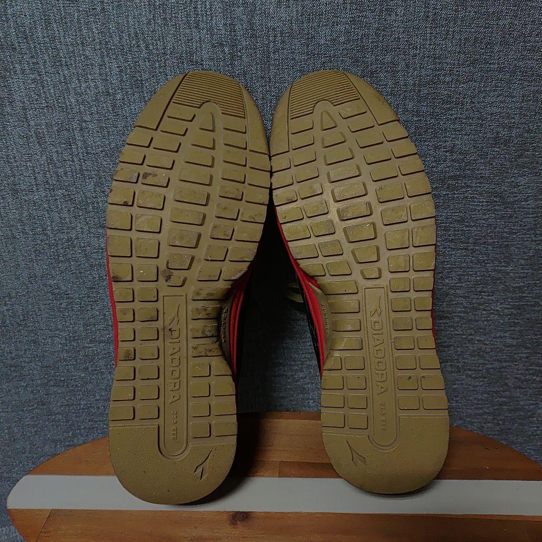 DIADORA 安全靴 黒/赤 27.5cm EEE