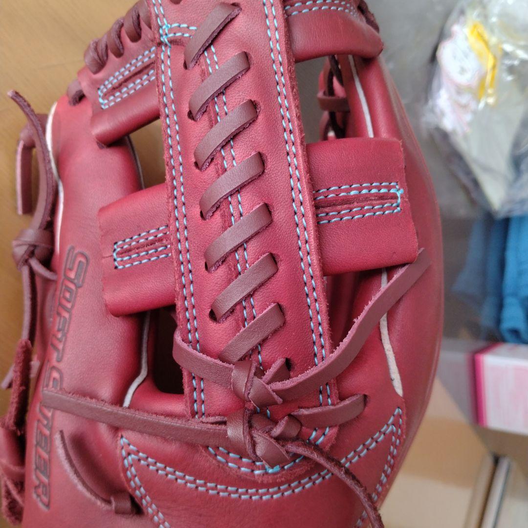 【新品】左投げ用　ZETT 軟式グローブ ソフトステア　BRGB35220