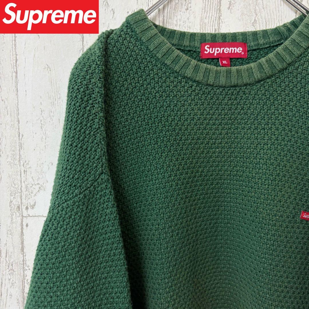 激レア】SUPREME シュプリーム ニット セーター ボックスロゴ ゆるだぼ