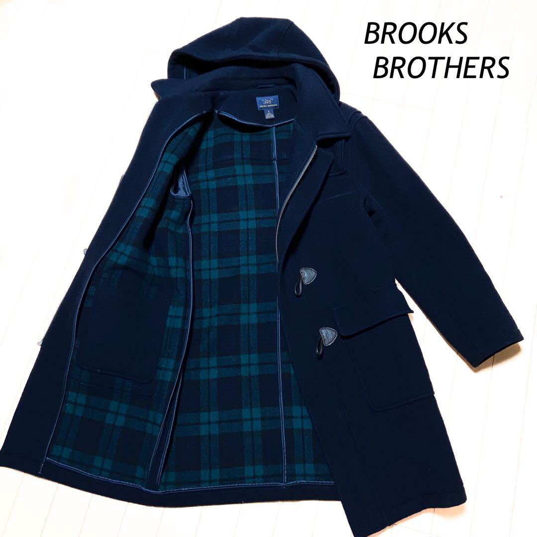 【美品】BROOKS BROTHERS　ロングダッフルコート　M　ダークネイビー