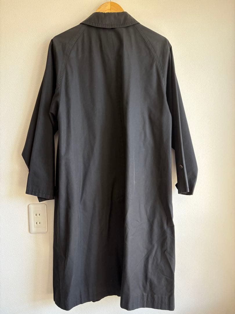 超希少！ Burberrys ステンカラーコート ブラック　一枚袖