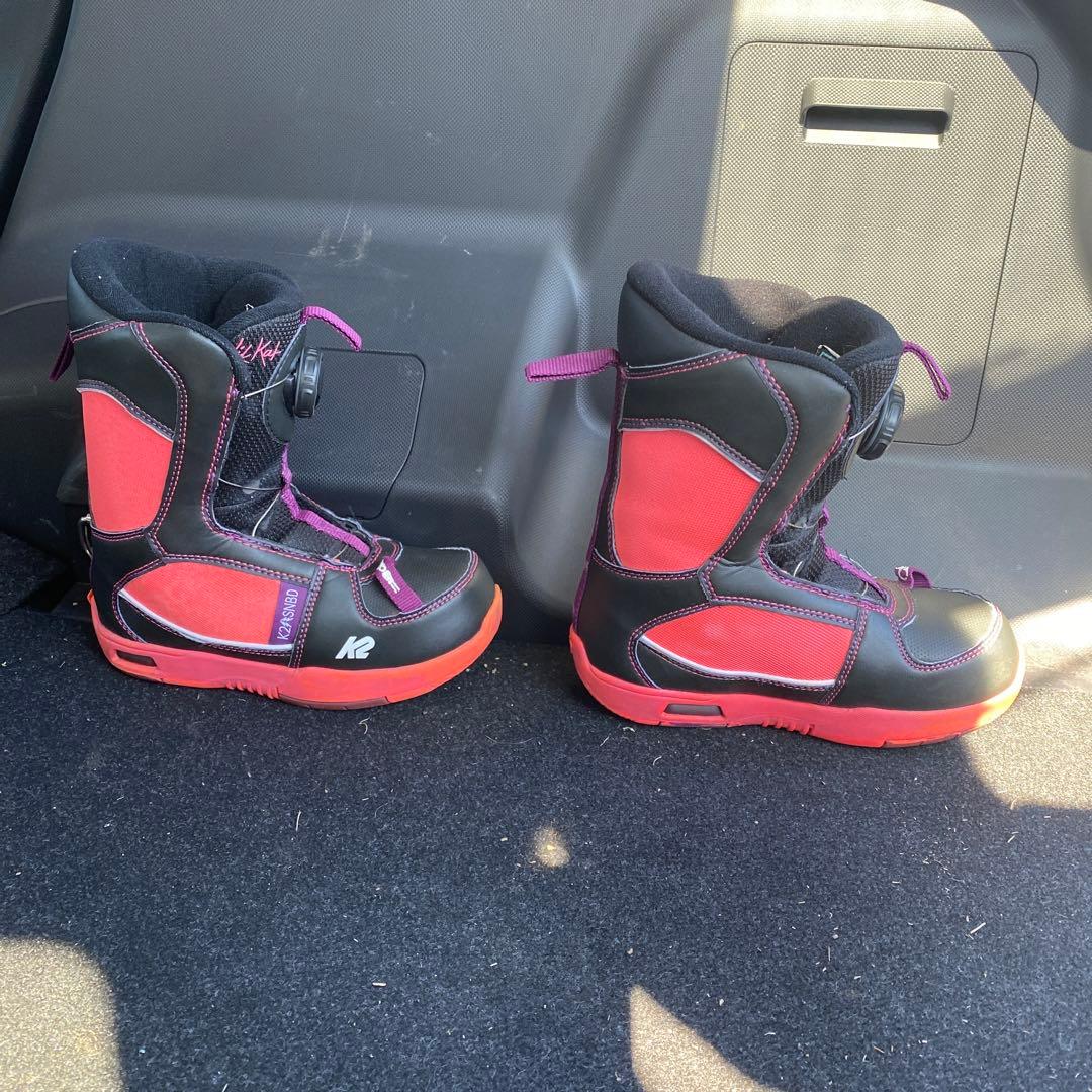 【美品_即日発送】K2 Lil Kat スノーボードブーツ 子ども用18.5cm