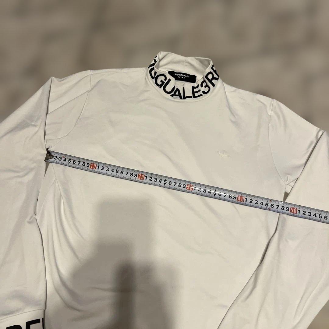 1PIU1UGUALE3 RELAX 長袖モックネックシャツ M ホワイト