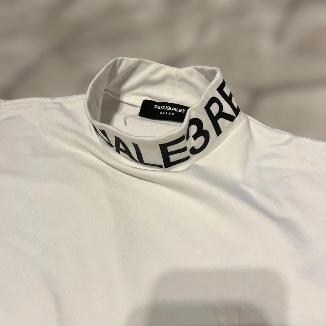 1PIU1UGUALE3 RELAX 長袖モックネックシャツ M ホワイト