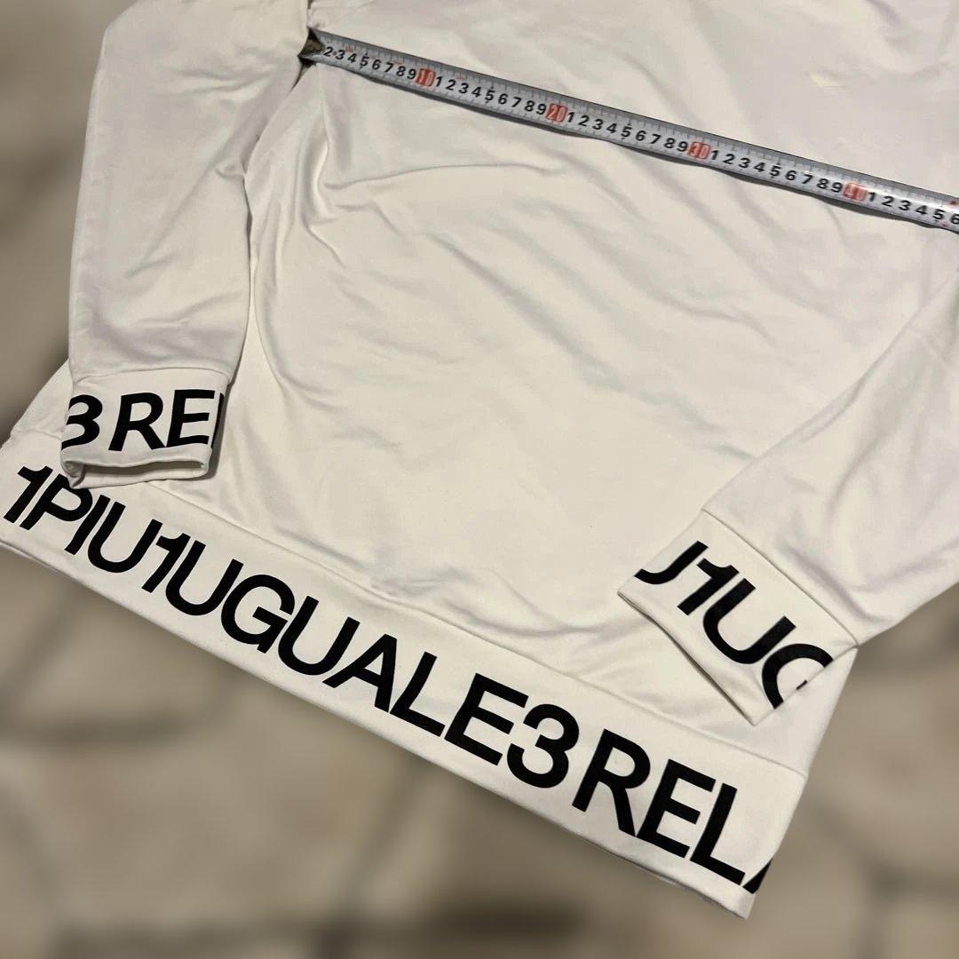 1PIU1UGUALE3 RELAX 長袖モックネックシャツ M ホワイト