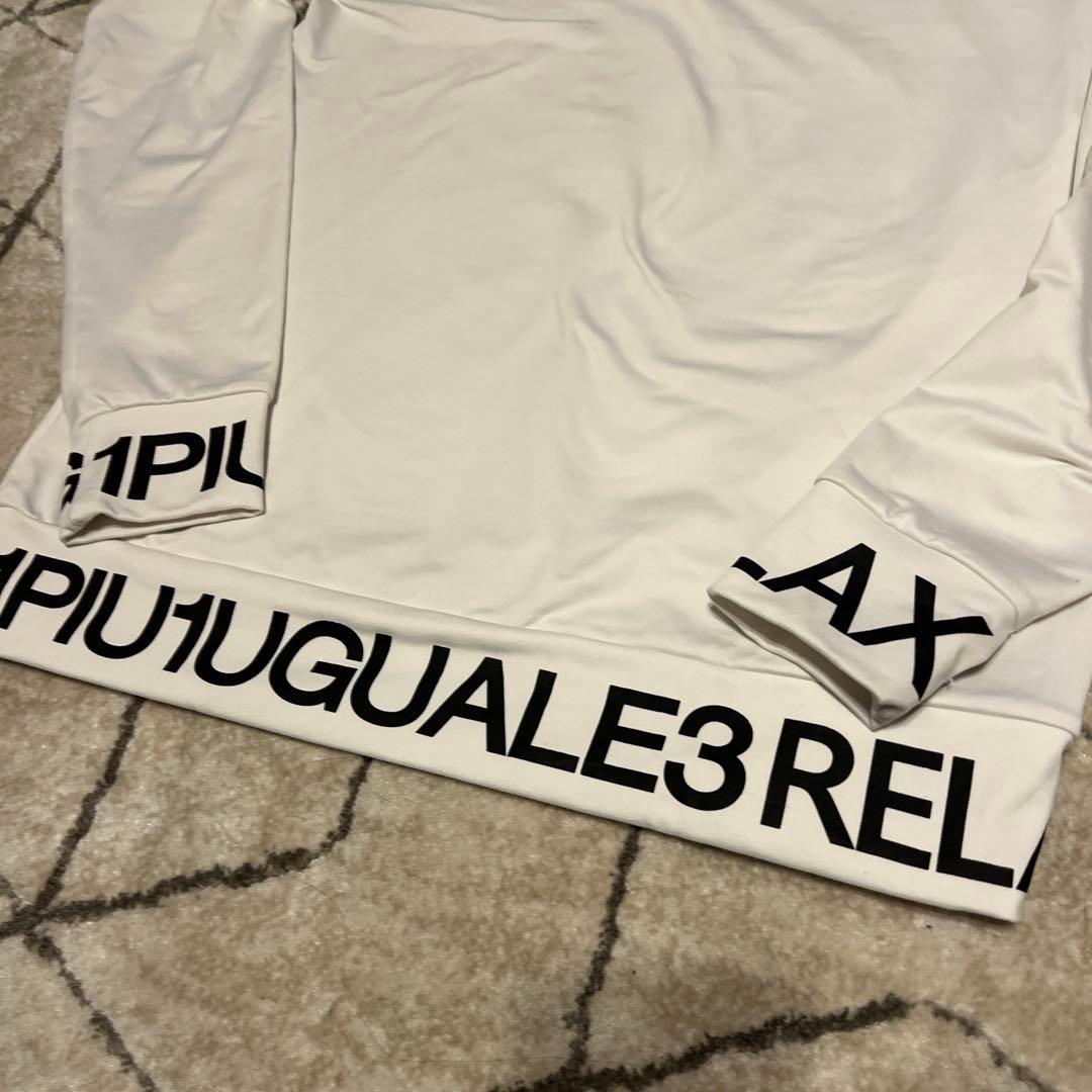1PIU1UGUALE3 RELAX 長袖モックネックシャツ M ホワイト