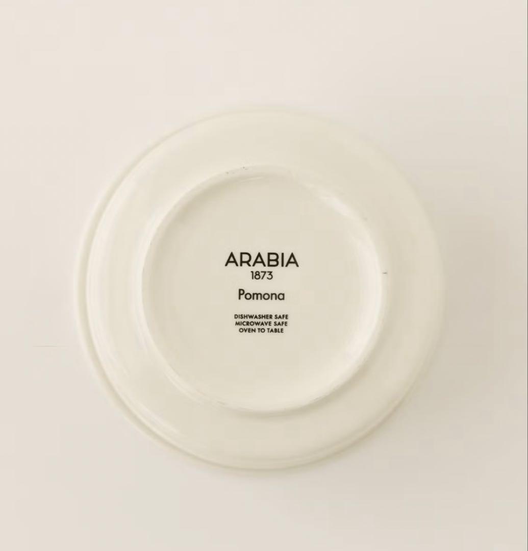 【新品未使用】ARABIA Pomonaジャー&プレート11.5cm各1個セット