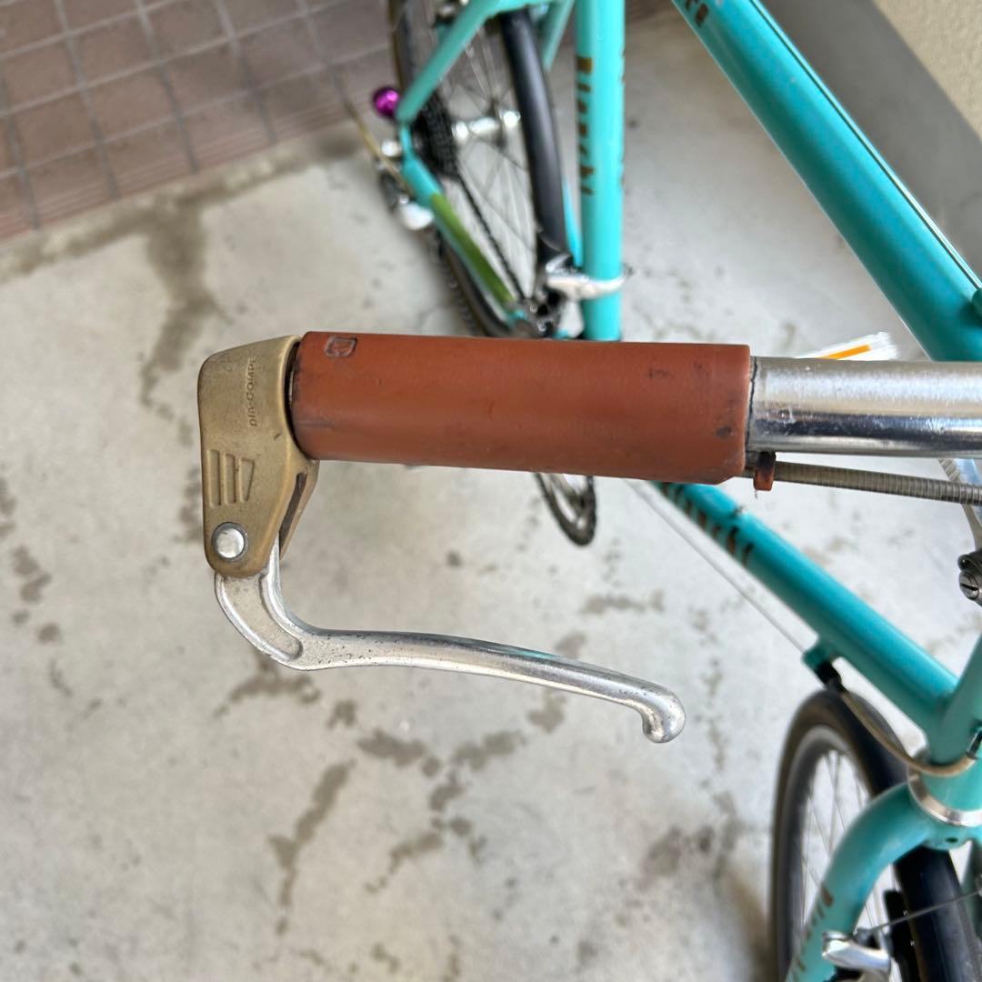 大阪鶴見区直接引取り　ビアンキ ミニベロ8 Lepre チェレステ