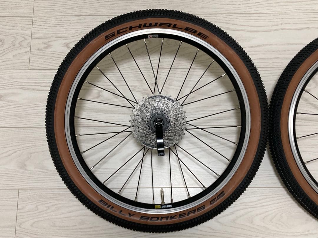 Tern VergeN8用 20インチ406 ホイール ビリーボンカーズタイヤ