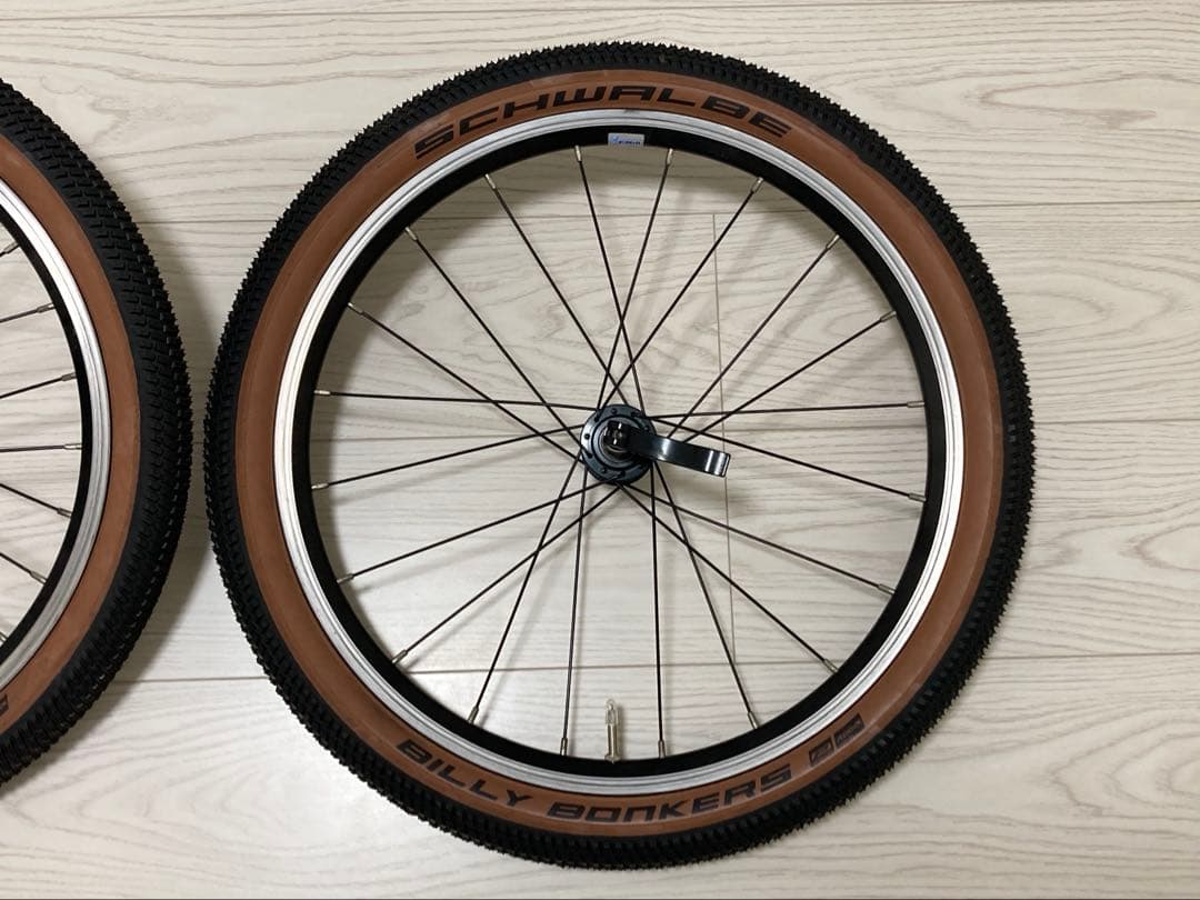 Tern VergeN8用 20インチ406 ホイール ビリーボンカーズタイヤ