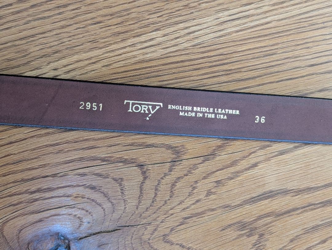 TORY LEATHER　レザー ベルト 36