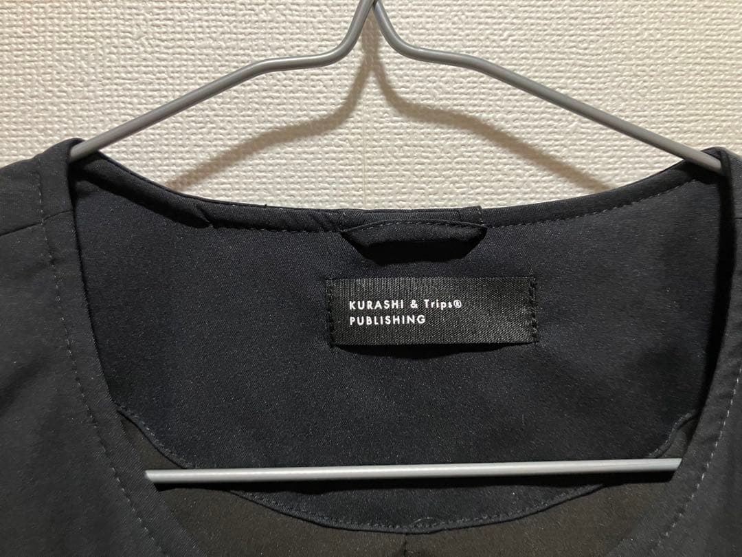 北欧暮らしの道具店　中綿ベスト付きのかろやかミドル丈アウター（Sサイズ)