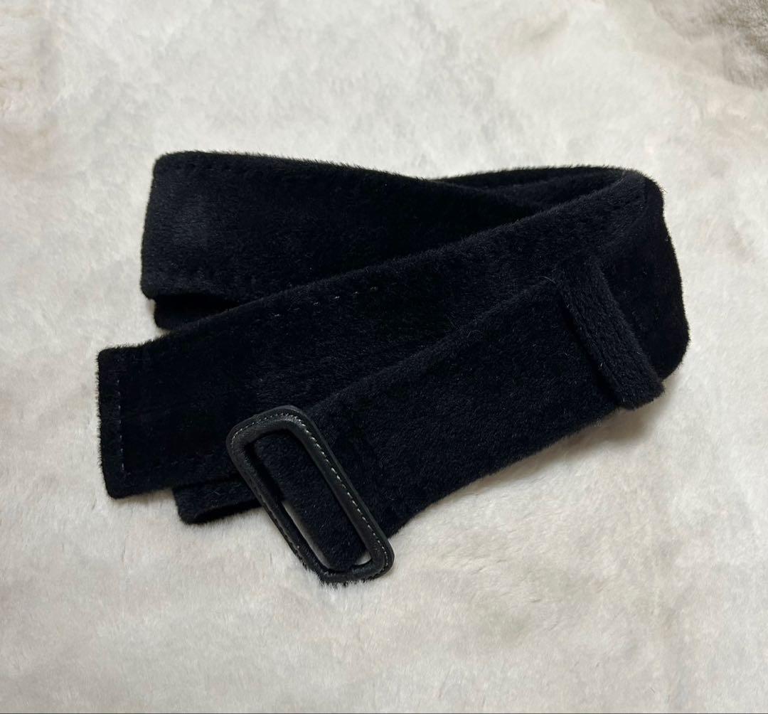 COMME CA DU MODE/ステンカラーコート/sizeL/黒/アンゴラ