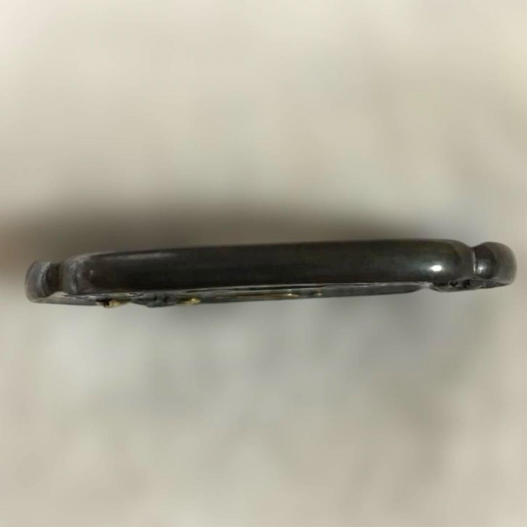 B-24 鍔　金銀象嵌　武具　刀装具　銅製　アンティーク　美術品　工芸品　装飾品