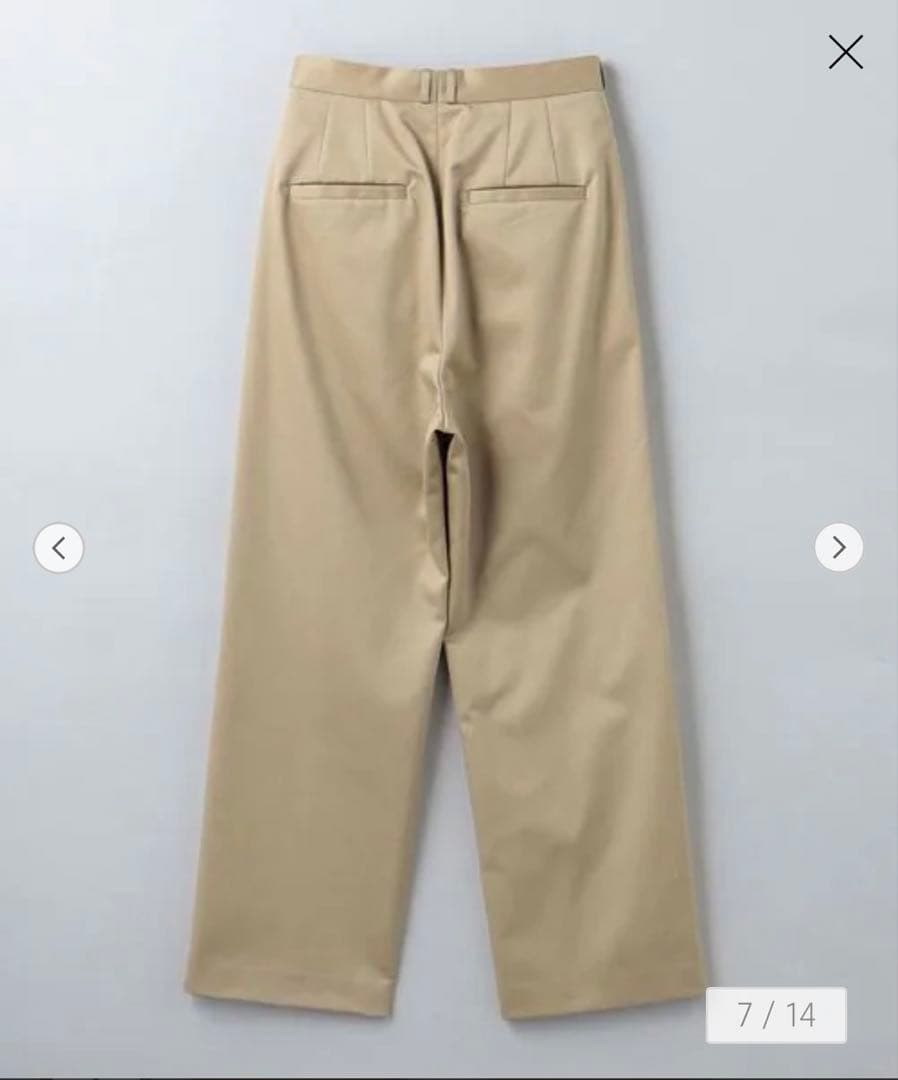 6 ロク　チノパン　コットンチノパンツ　34