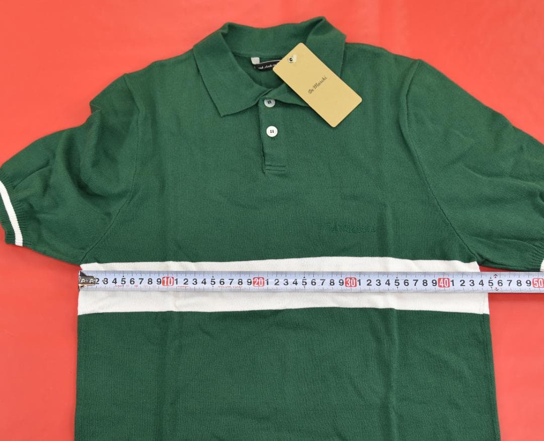 De Marchi UNICA サイクリングポロシャツ size:M グリーン