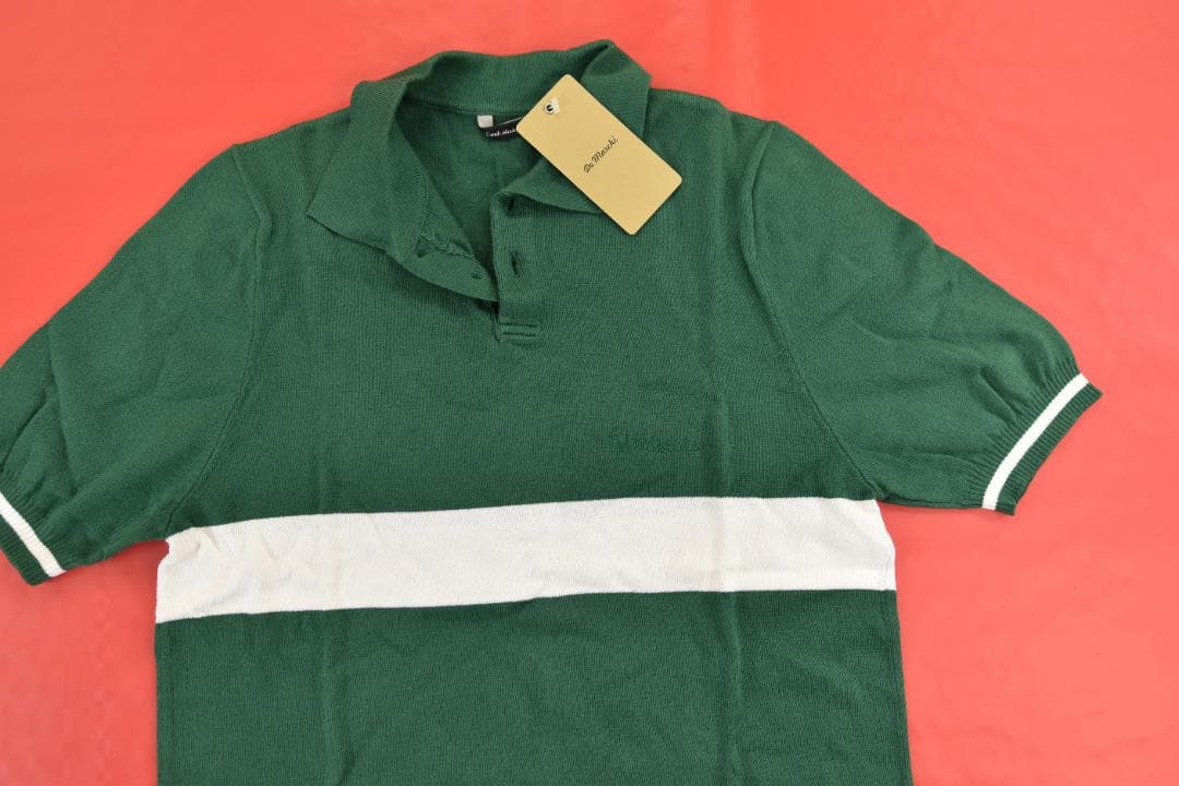De Marchi UNICA サイクリングポロシャツ size:M グリーン