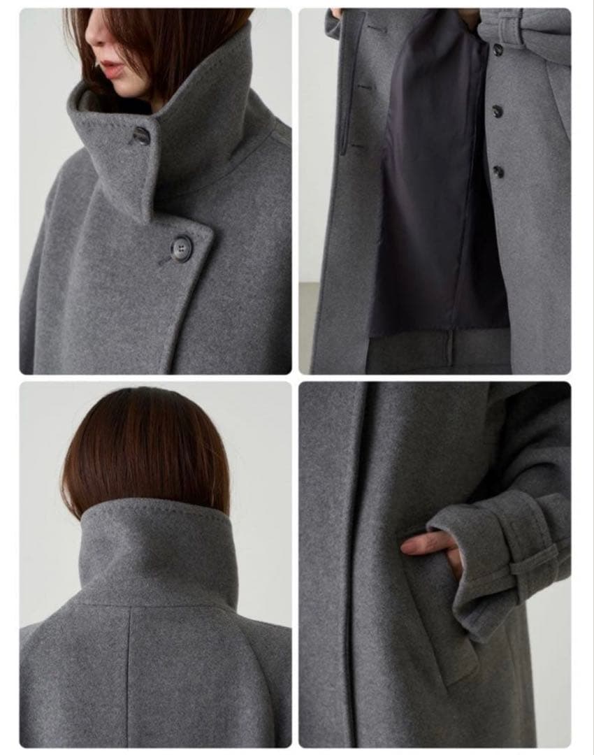 【セール中】FRAY I.D コートラボ限定 ボリュームスリーブコート グレー