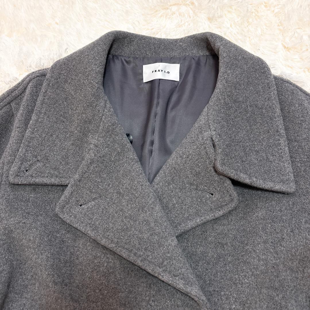 【セール中】FRAY I.D コートラボ限定 ボリュームスリーブコート グレー