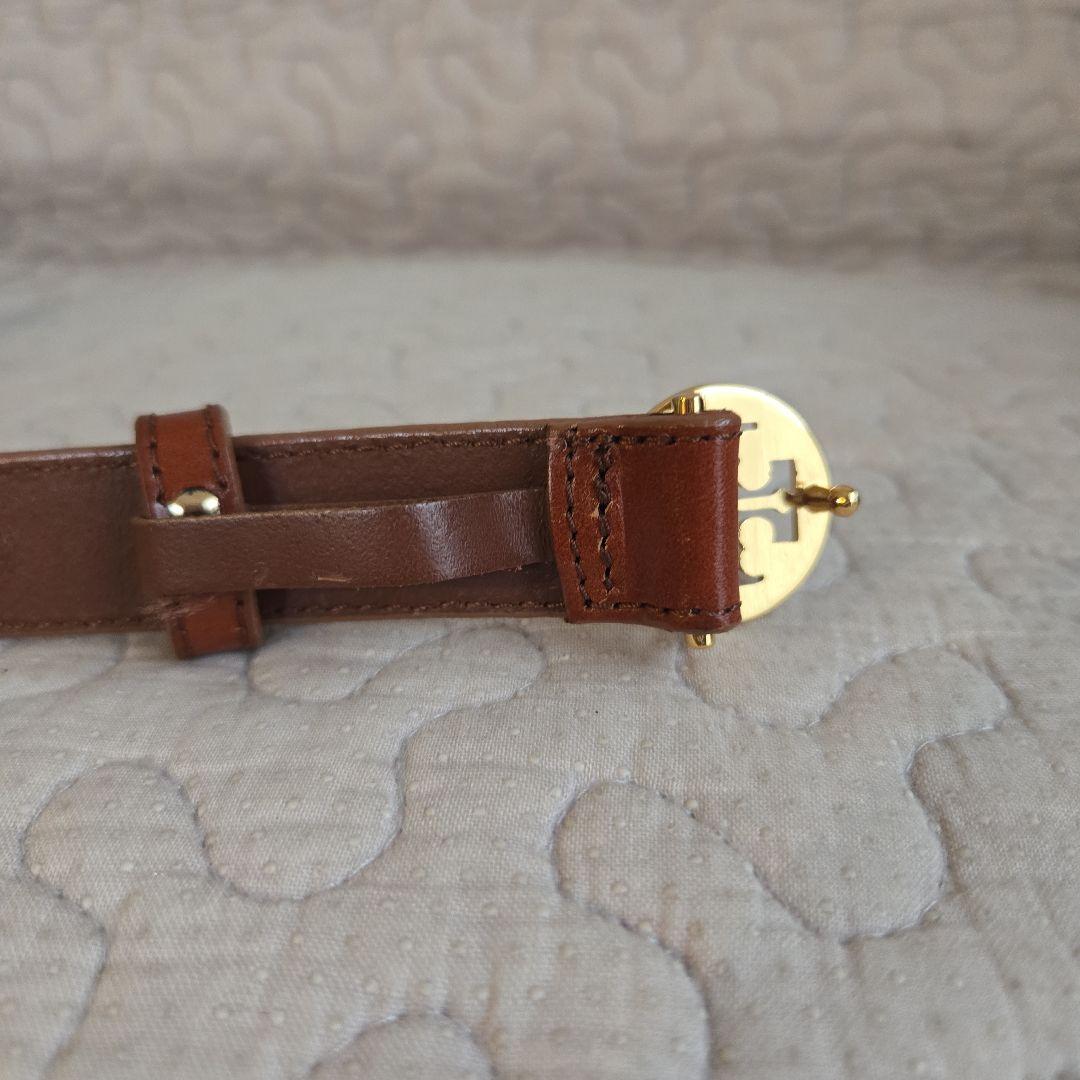 【美品】トリーバーチ TORY BURCH レザーベルト ブラウン