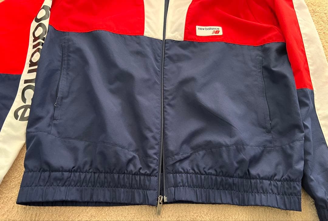 美品⭐︎ new balance セットアップ 赤/白/紺 ナイロンジャケット