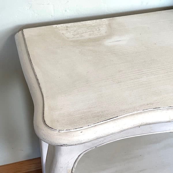 フレンチシャビィ　アンティーク調　コンソールテーブル　起立木工　アールヌーボー