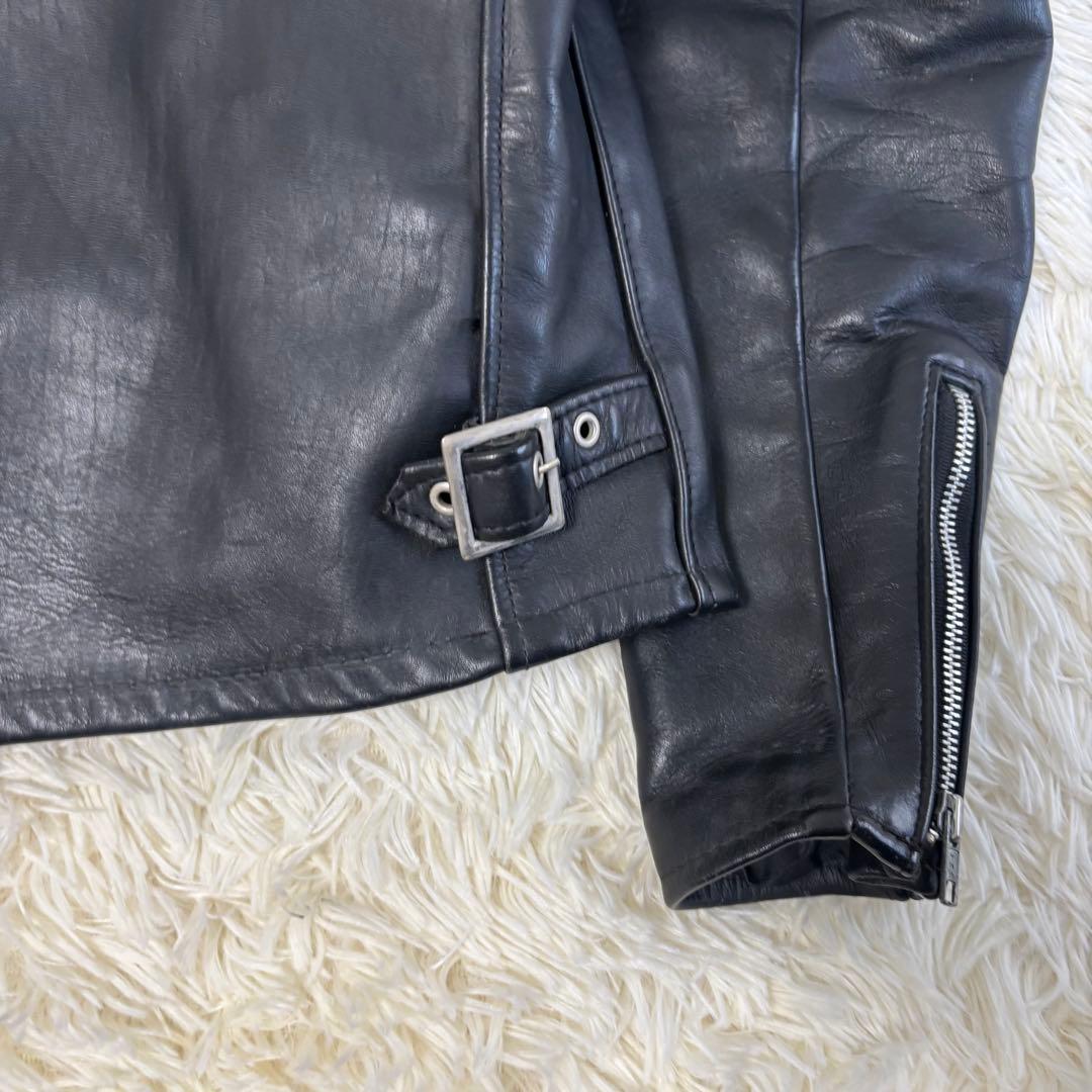人気✨schott 641E レザージャケット　シングルライダース　本革　38