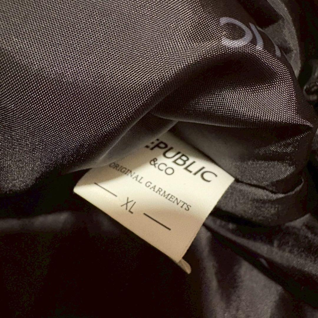 REPUBLIC ブラウン フード付きジャケット