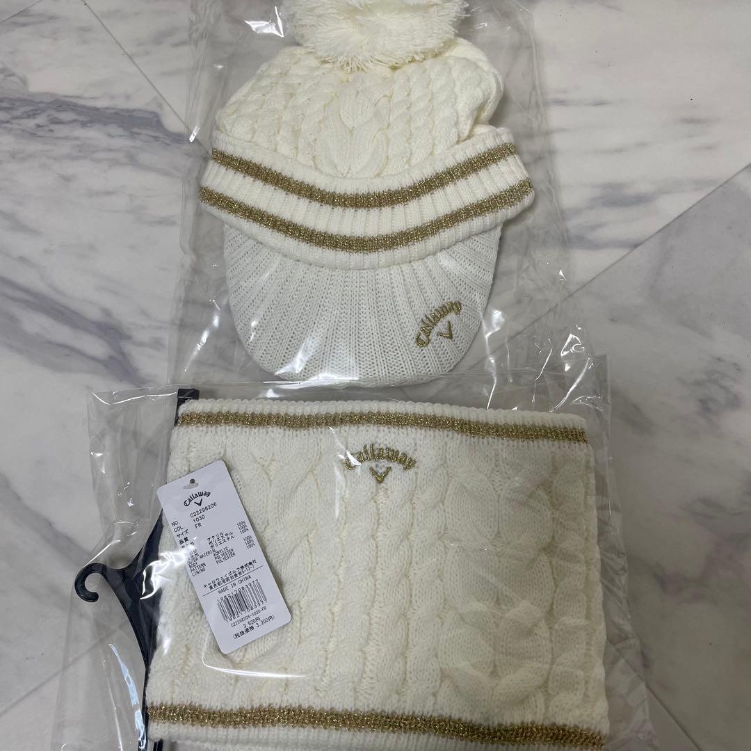 けんちゃん⭐︎様専用】キャロウェイ 中綿ダウン ホワイトプリーツ L