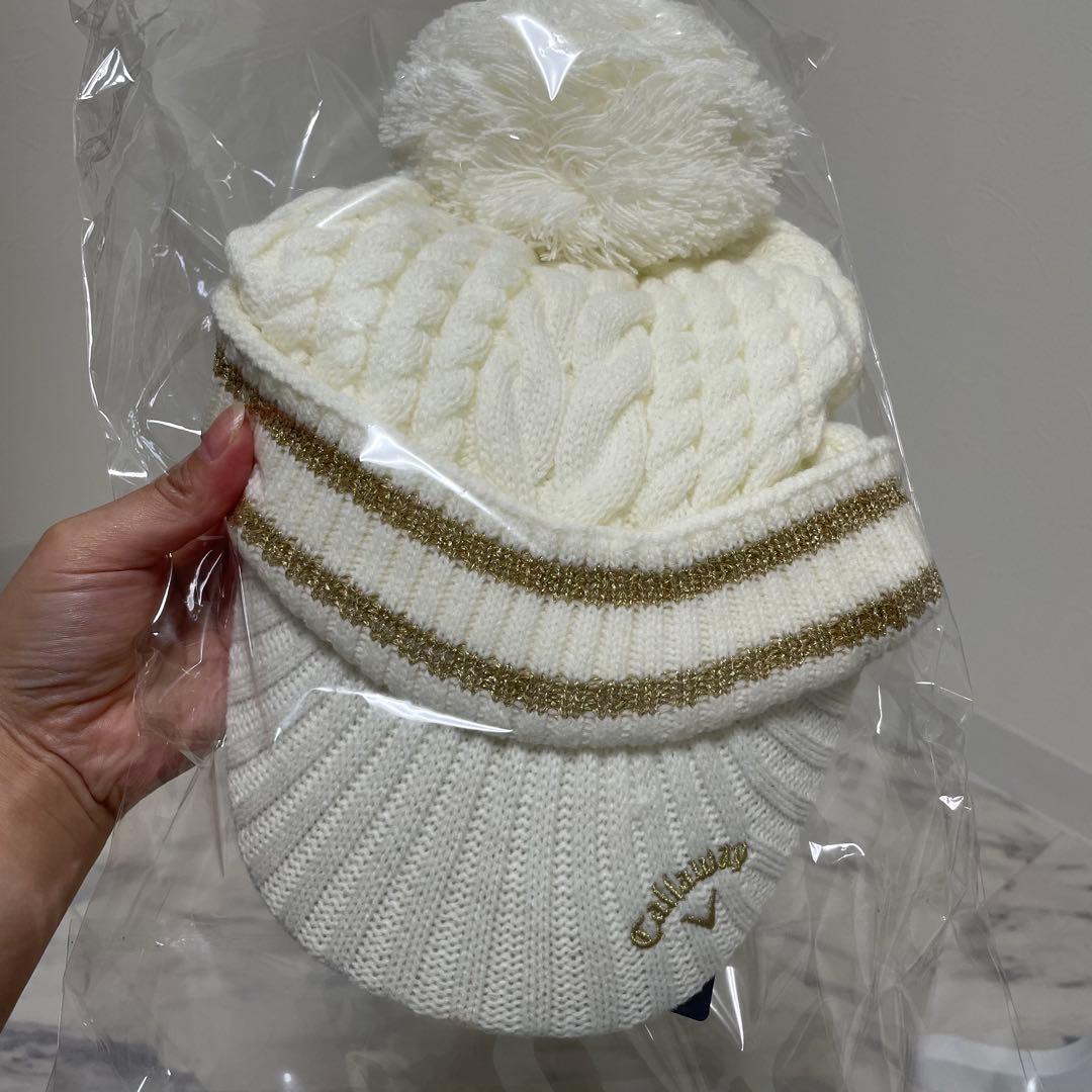 けんちゃん⭐︎様専用】キャロウェイ 中綿ダウン ホワイトプリーツ L