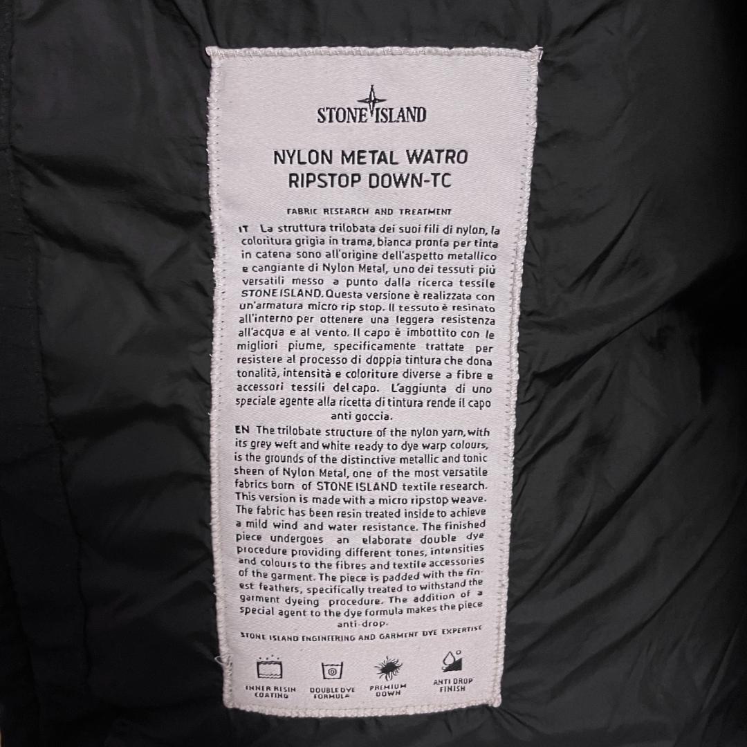 【高級☆希少Lサイズ☆マットブラック】ストーンアイランド ダウンジャケット
