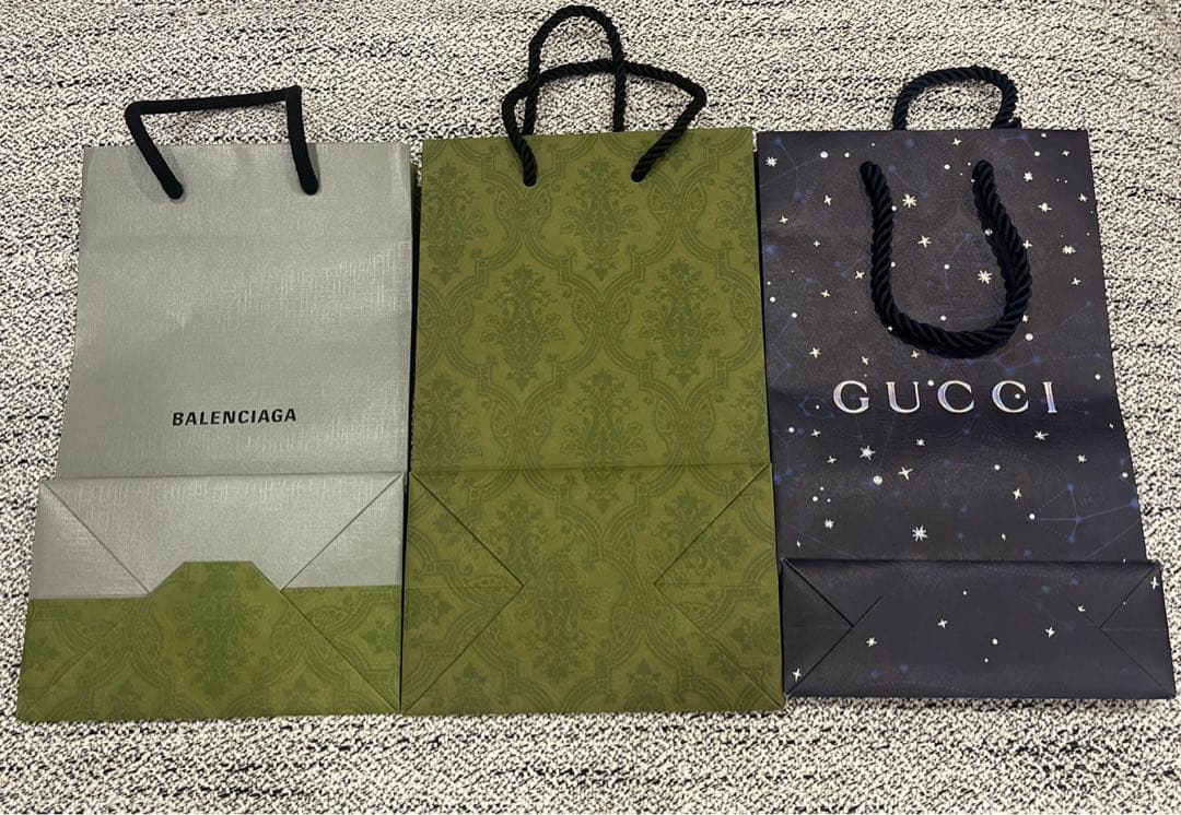 GUCCI 小 紙袋 3種類 - メルカリ