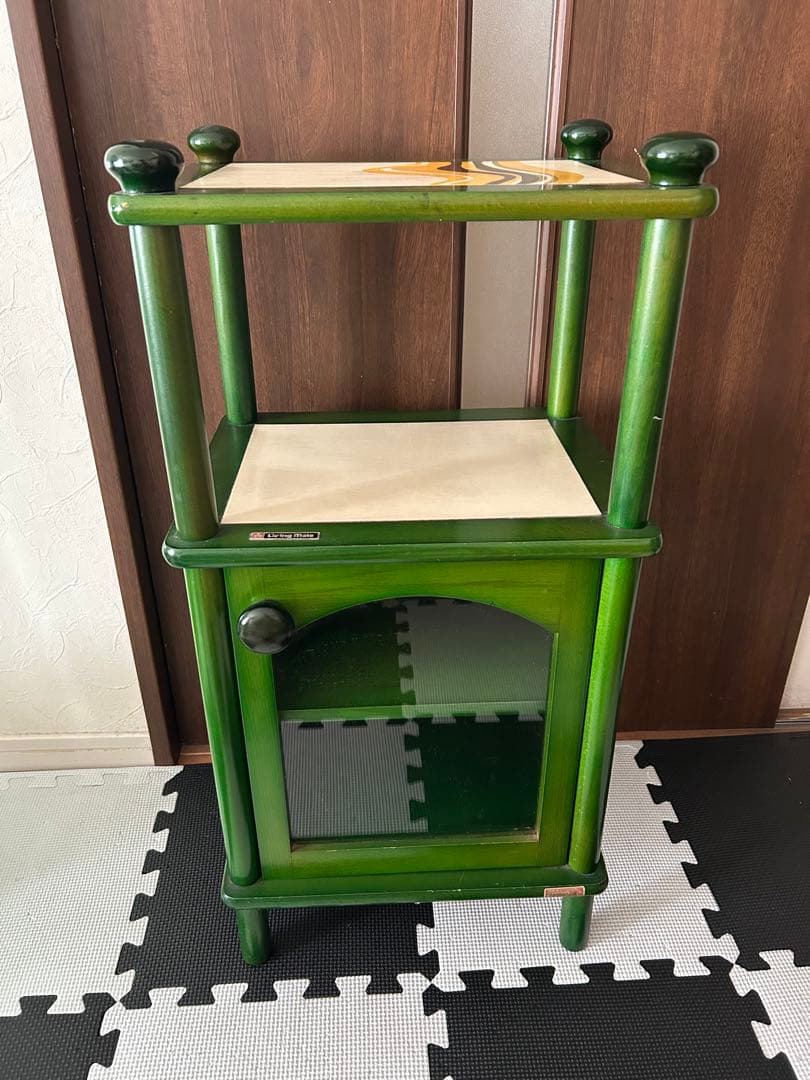 希少 電話台 キャビネット 昭和レトロ コイズミ 小泉産業 リビング