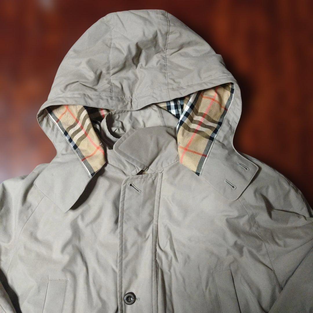 【バーバリーズ】　モッズコート　ノバチェック