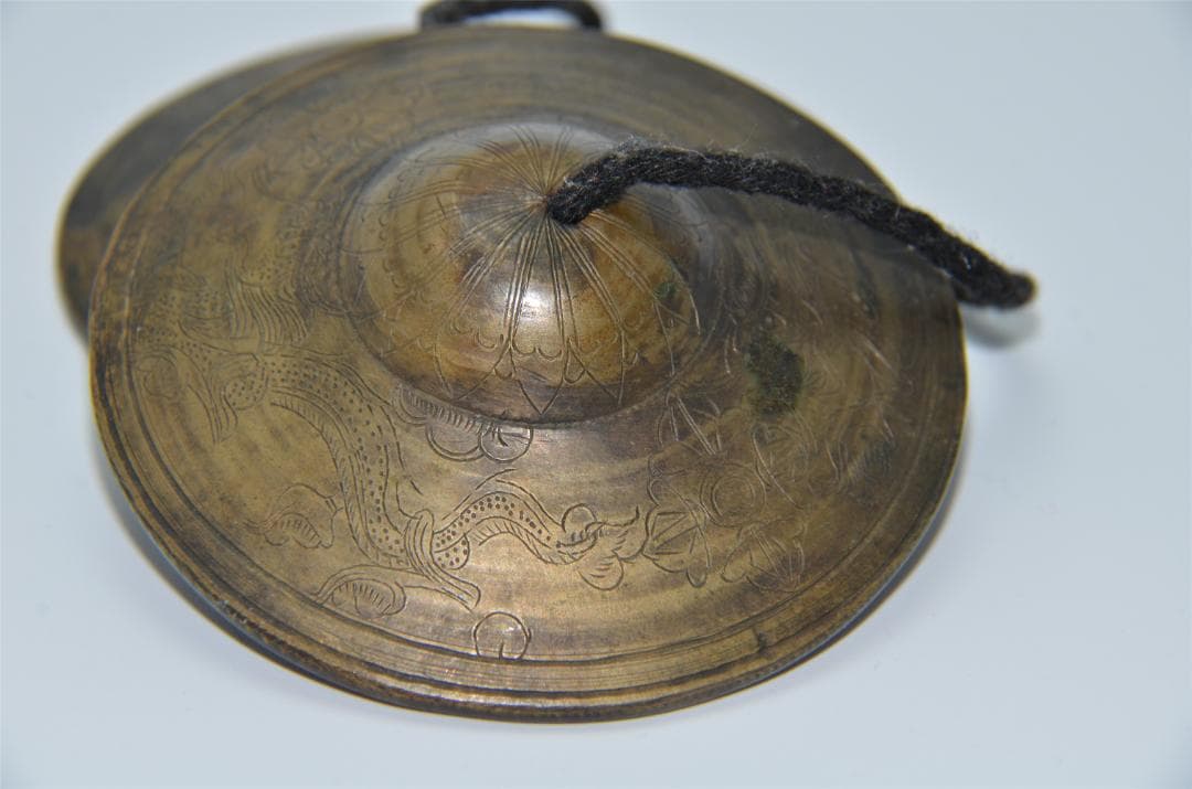 仏具妙鉢密教鳴り物シンバル銅鑼打楽器仏教美術