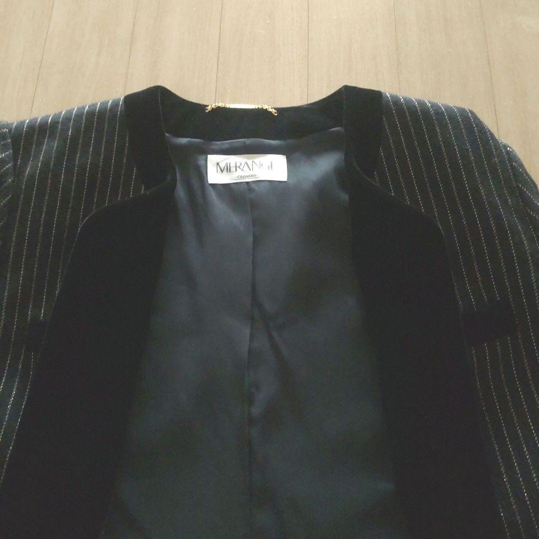 みやまゆ　良品　MERANGE　メラーンジュ　スーツ　黒　15号