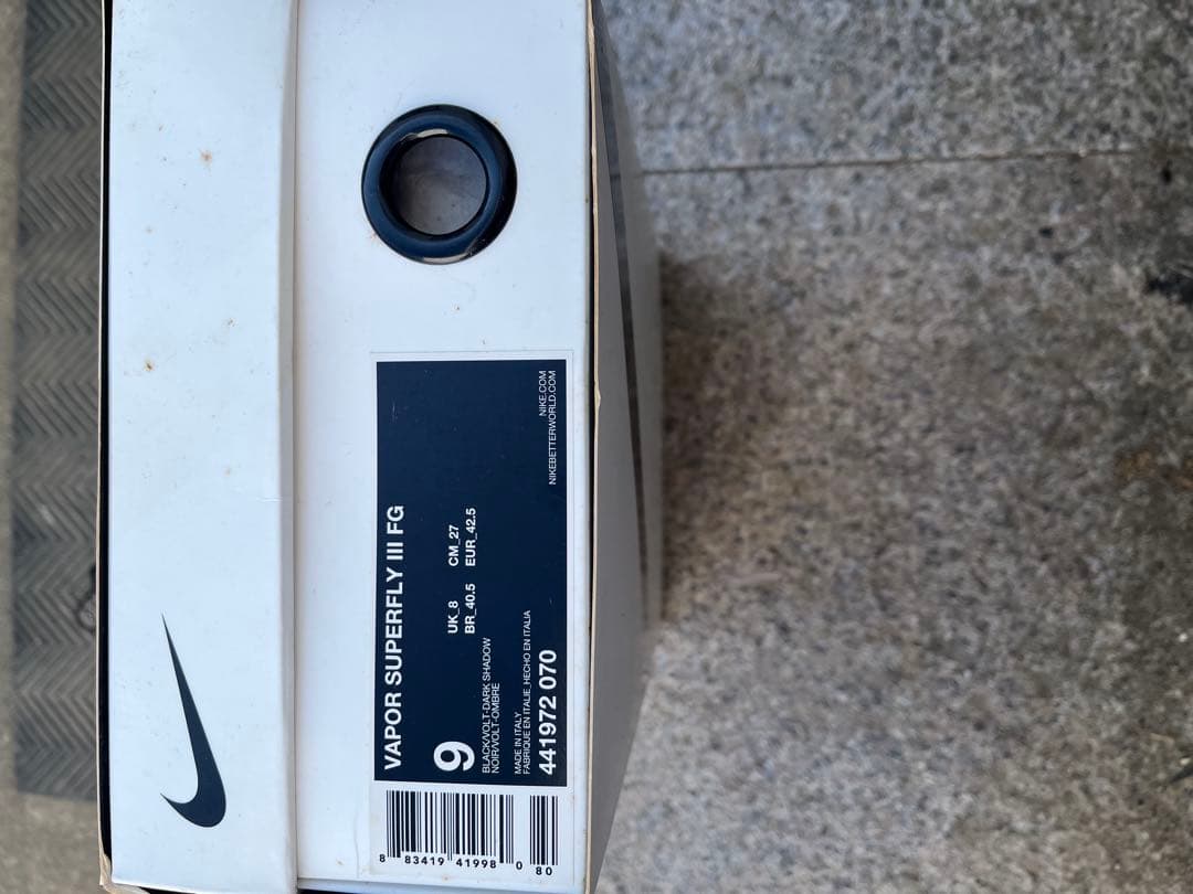 Nike サッカーシューズ スーパーフライsize27.0 箱もしっかりあります