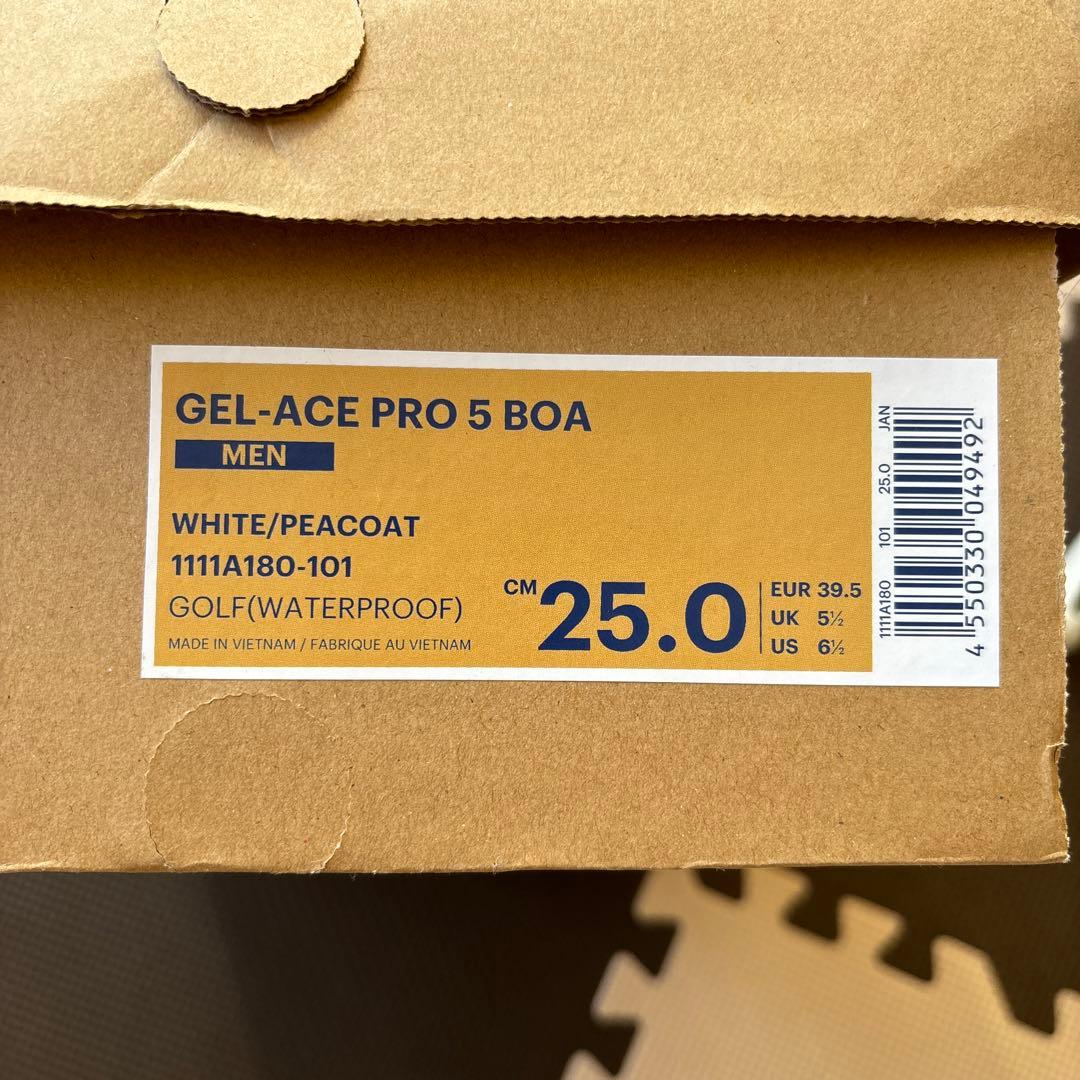 アシックスゴルフシューズ 25,0
