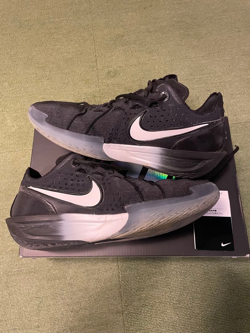 NIKE AIR ZOOM G.T. CUT3 26.5cm gtカット 黒