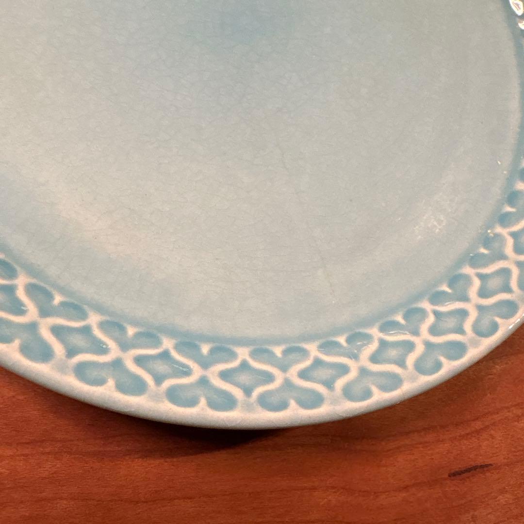 クイストゴー コーディアルパレット ターコイズ 17cm ケーキプレート