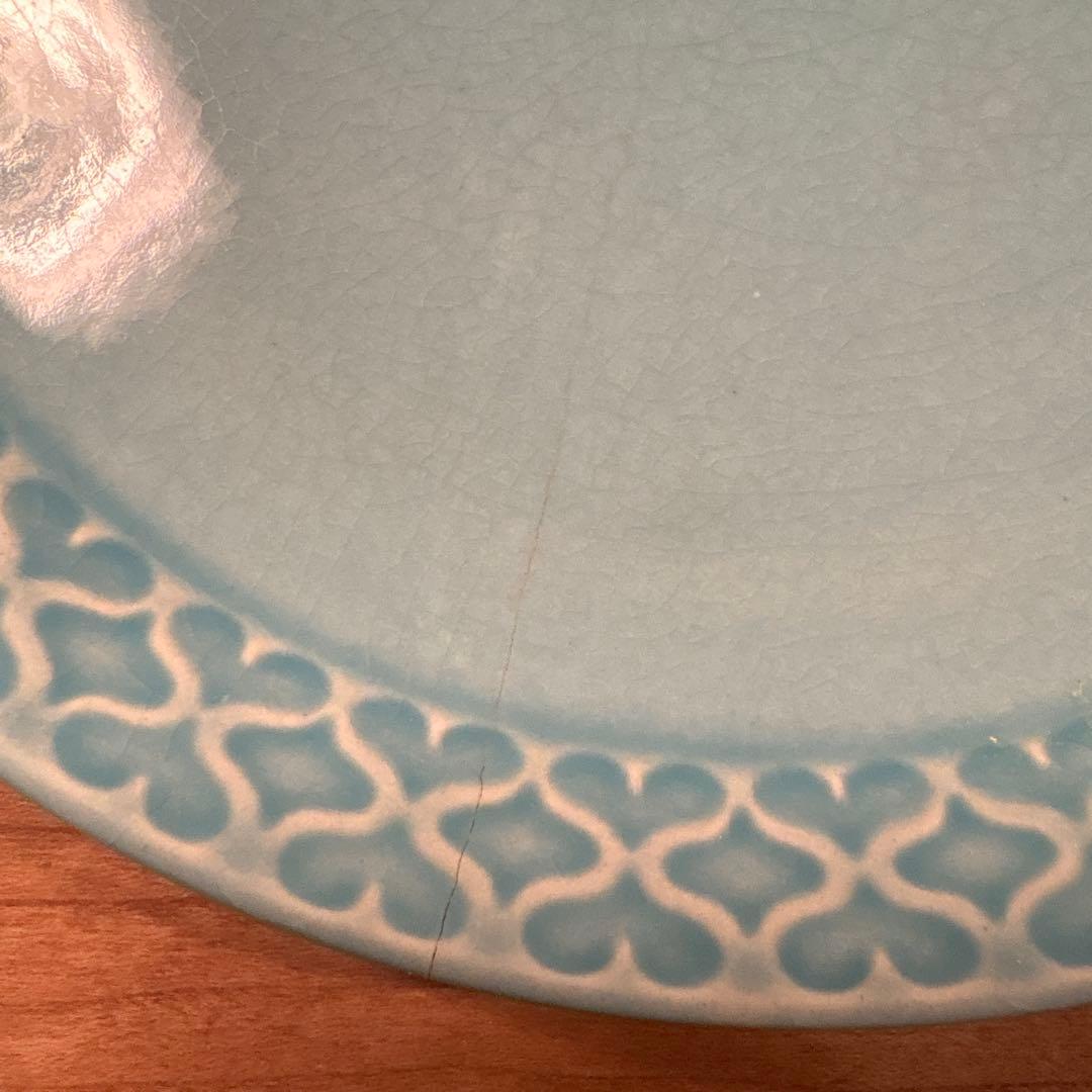 クイストゴー コーディアルパレット ターコイズ 17cm ケーキプレート