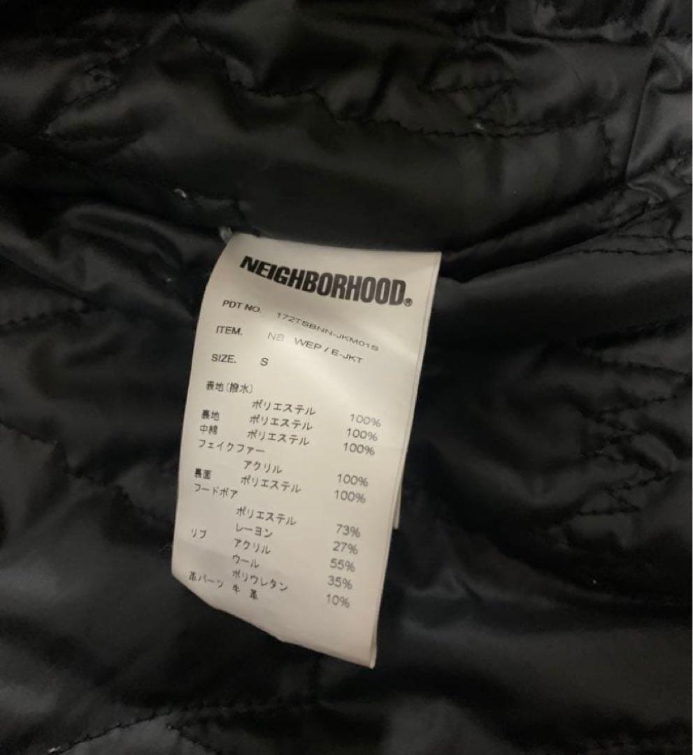 名作美品ネイバーフッド×バートン　WEP G-8　フライトジャケットMA-1　黒