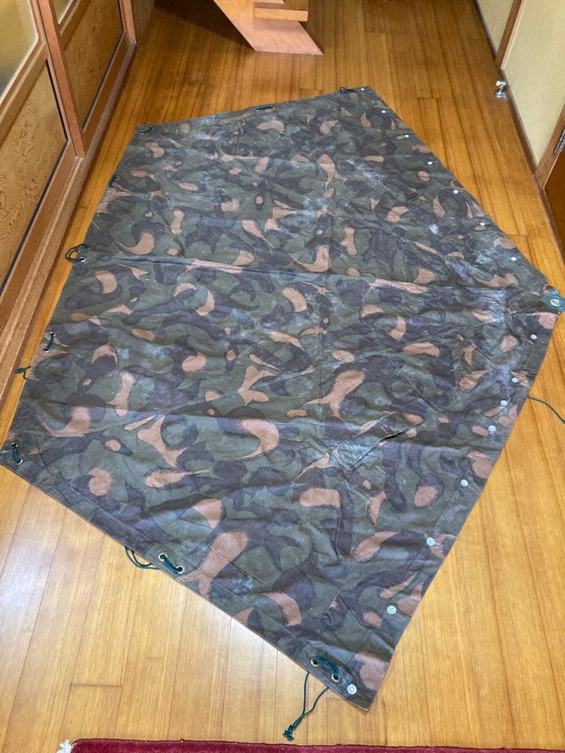 ハンガリー軍幕 3枚 軍幕 補修跡有 美品