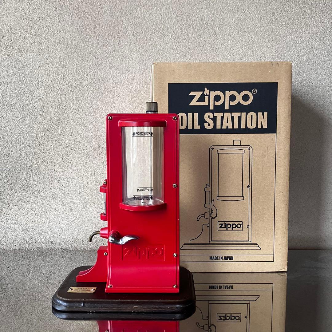 激レア zippoオイルステーション ヴィンテージ シリアルナンバー入り
