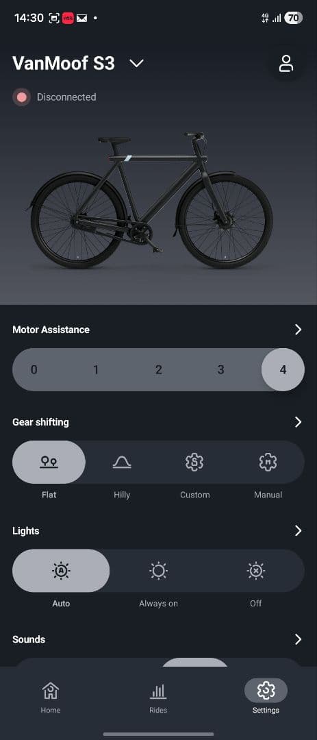 VanMoof S3 マットブラック 電動アシスト自転車【エラー無し/動作正常