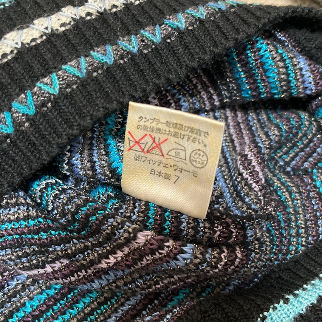 FICCE フィッチェ ヨシユキコニシ ニット セーター L Y2K アート柄