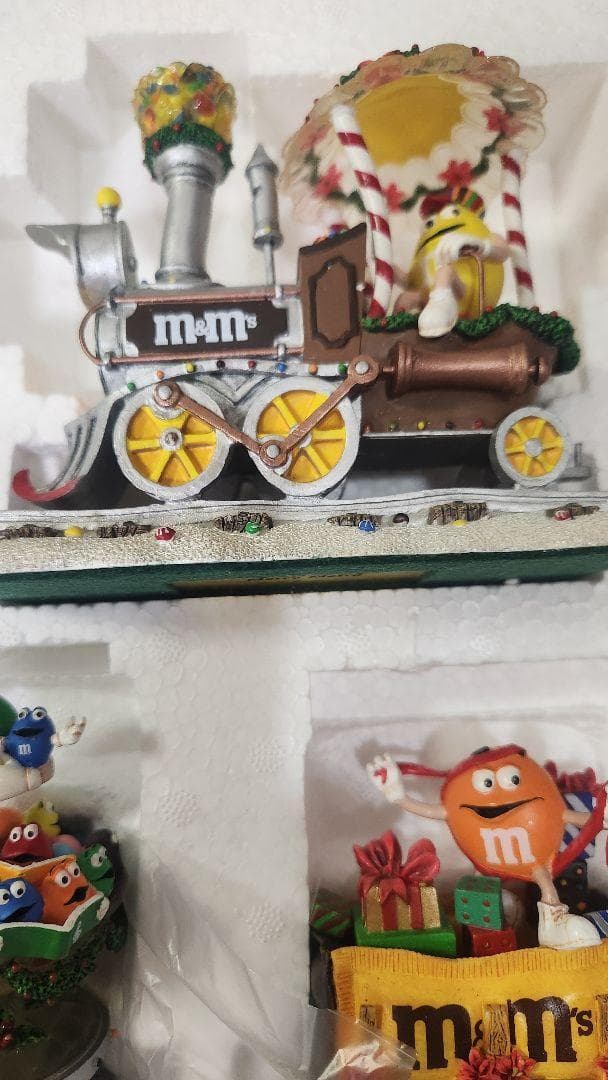 メリー メトロ クリスマス トレイン 5 点セット 置物ディスプレイ