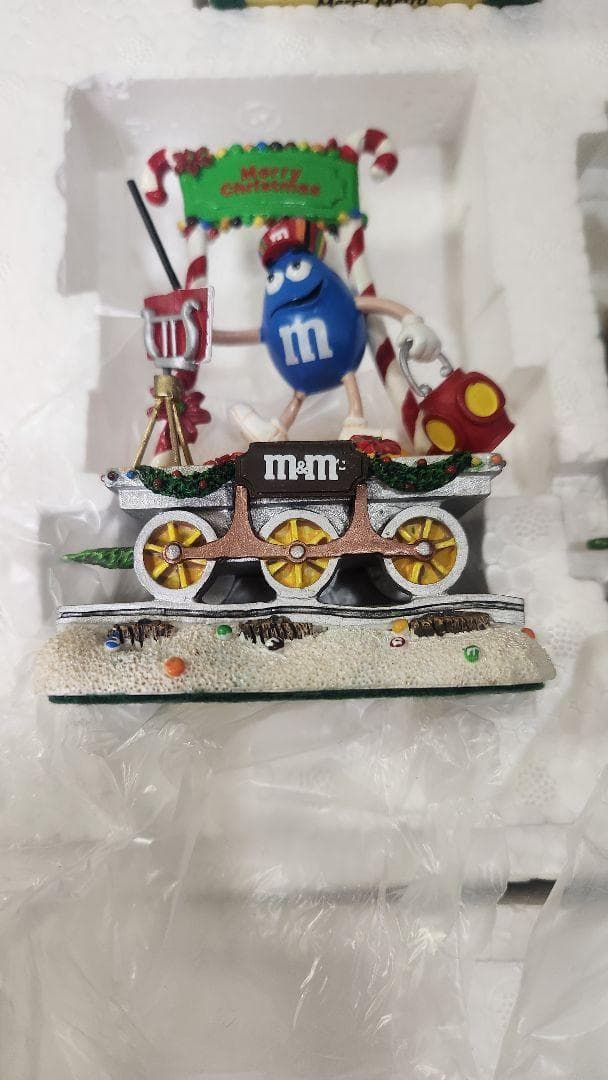 メリー メトロ クリスマス トレイン 5 点セット 置物ディスプレイ