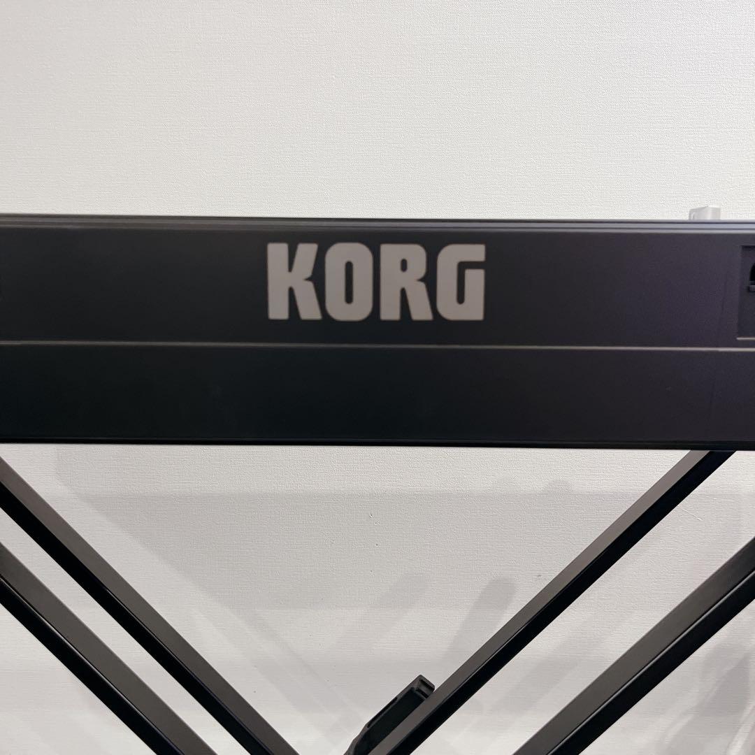 電子ピアノ KORG 88鍵 黒 スタンド付き 黒折りたたみ SP-170S